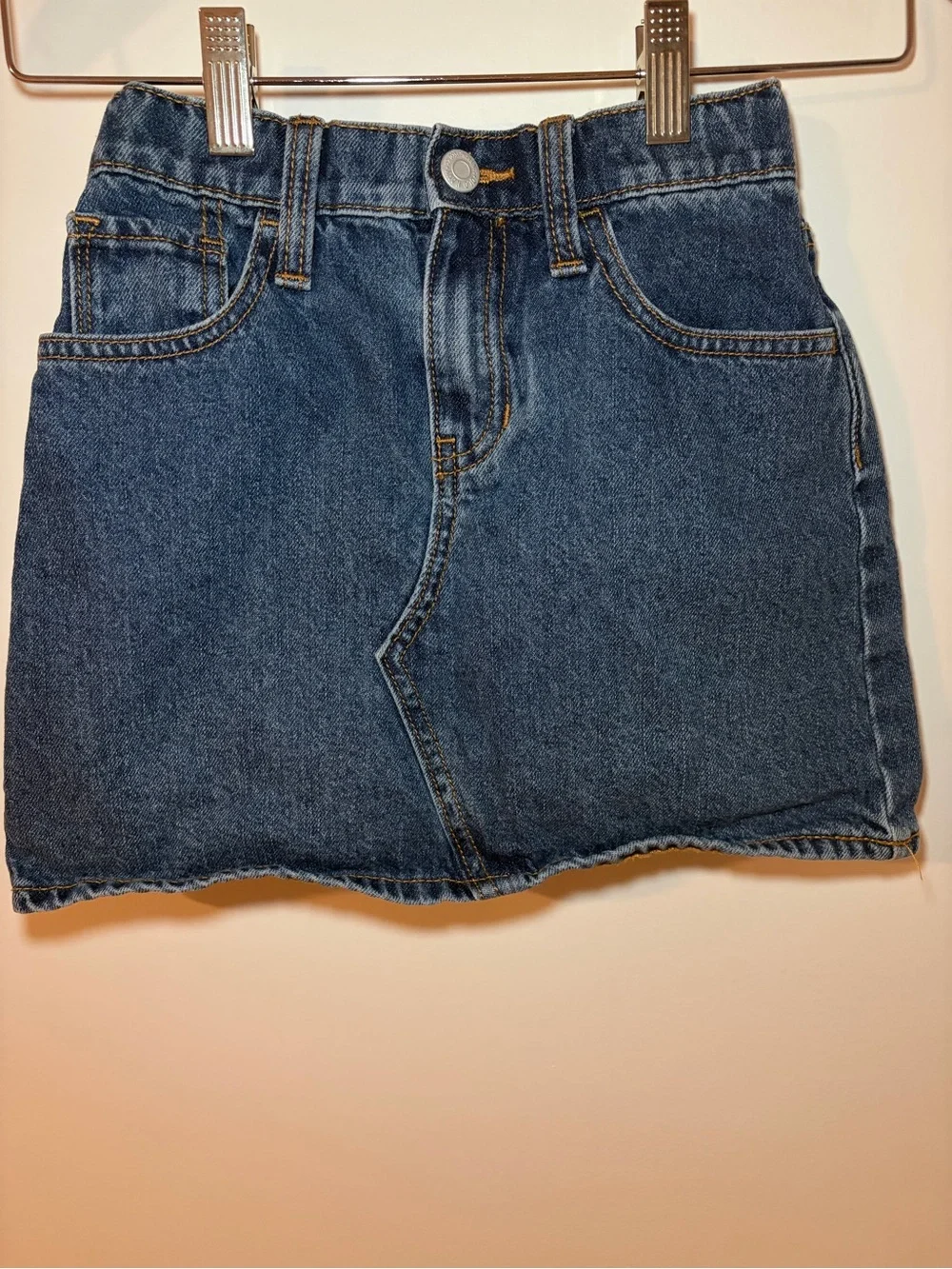 Old Navy Dark Blue Denim Mini Skirt